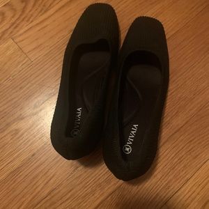 VIVAIA Square-Toe Chunky Heels (Melody Pro)